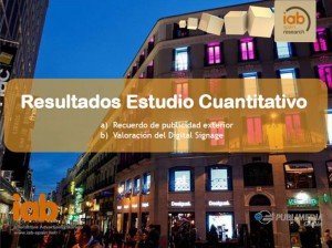 Primer Estudio sobre Digital Signage IAB Spain